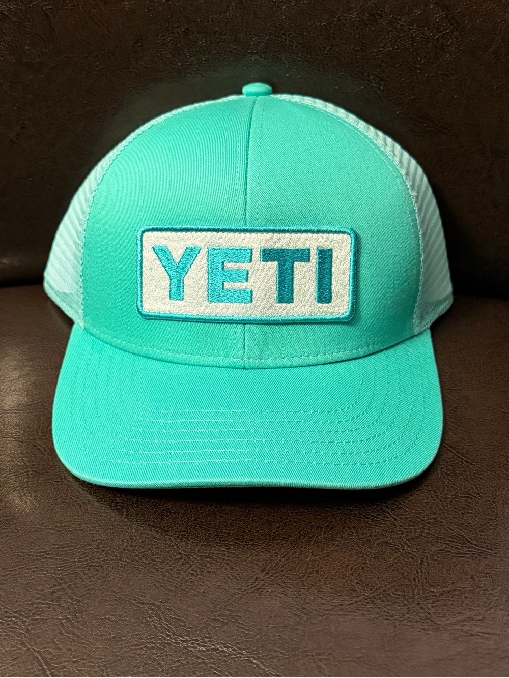 YETI Ocean SnapBack Trucker Hat from the Seafoam Collection